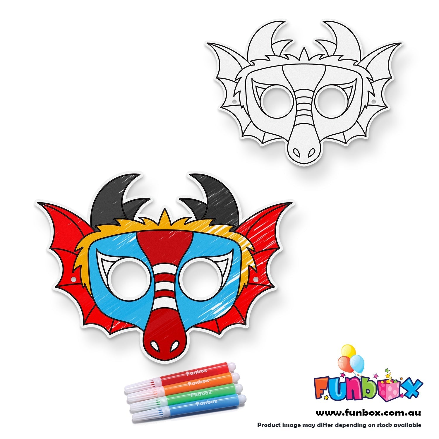 10% OFF BULK BUY: Dragon Colour-In Mask