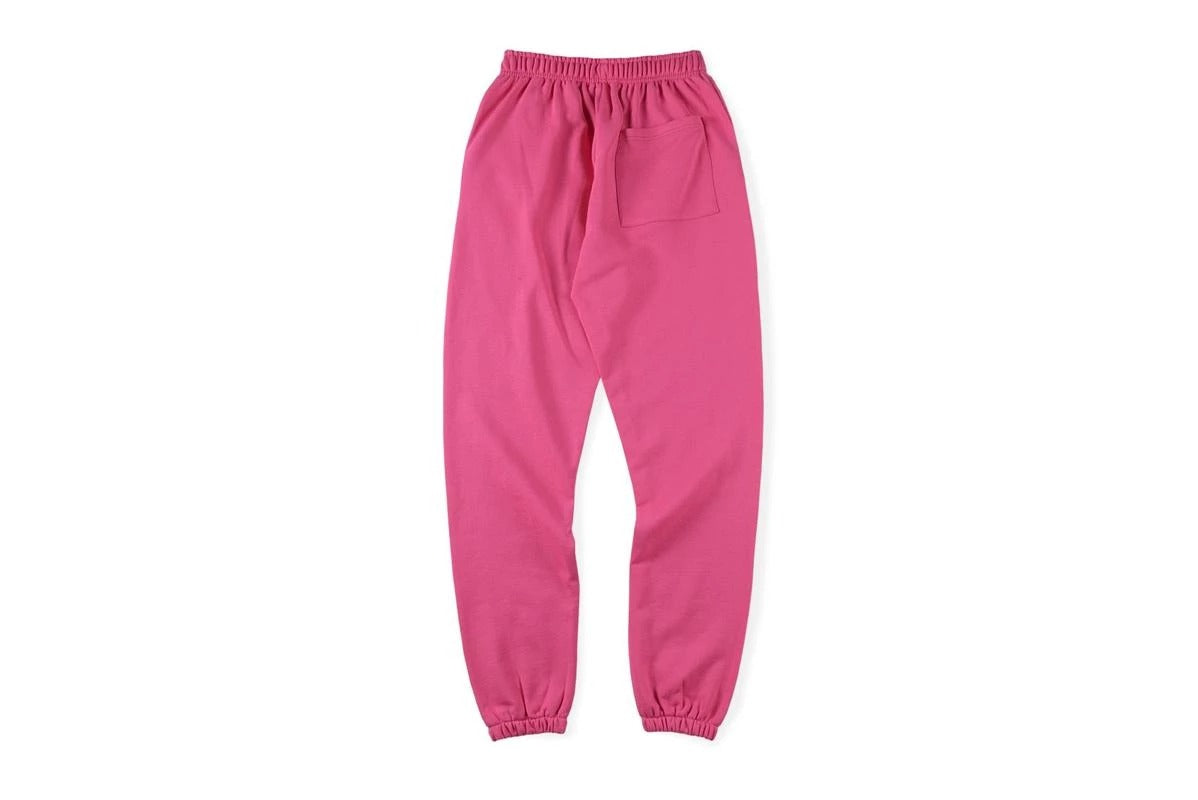 Sp5der Punk Little Star Graffiti Pink Pants