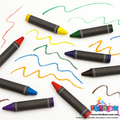 12-Pack Large Coloured Crayons
