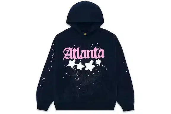 Sp5der Atlanta Navy Blue Hoodie