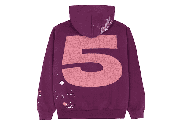 SP5DER NOCTURNAL HIGHWAY PURPLE HOODIE