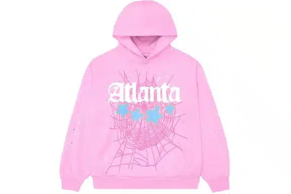 Sp5der Atlanta Pink Hoodie