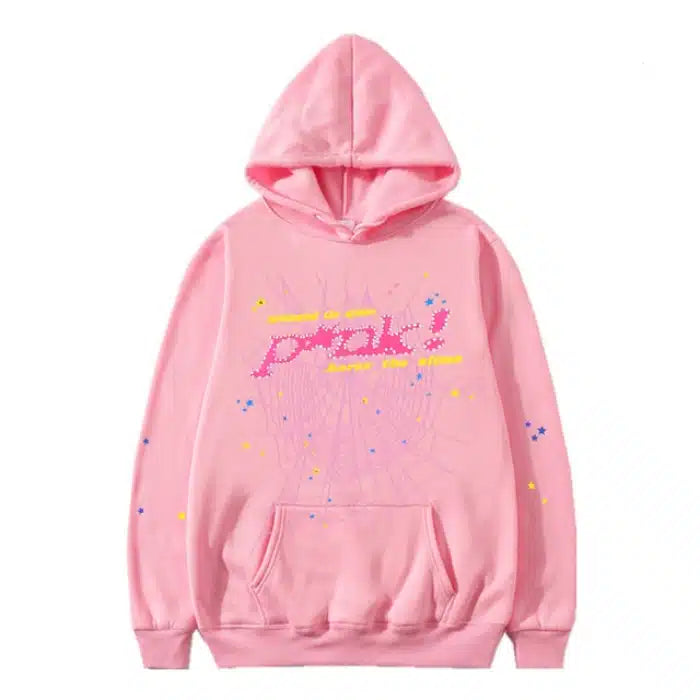 Sp5der Pink Hoodie