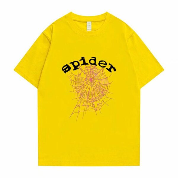 Sp5der Thug King Spider Young T-Shirt – Yellow